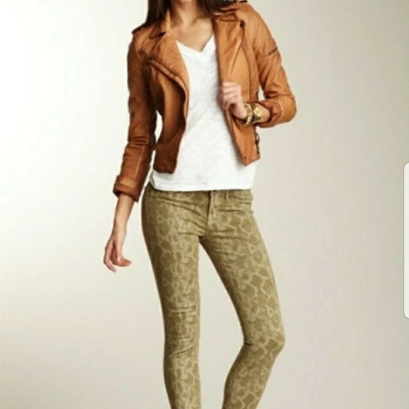 Rich & Skinny snake print python Jean's sz 25 skinny - Picture 8 of 8